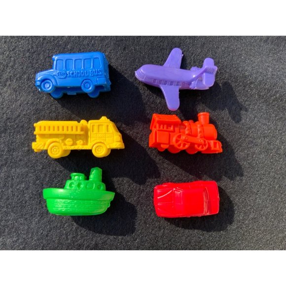 Cute Little Rubber / Plastic Transportation Toys - Great for Birthday Parties, E - Picture 2 of 10